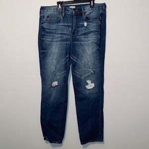 J CREW Ripped denim jeans